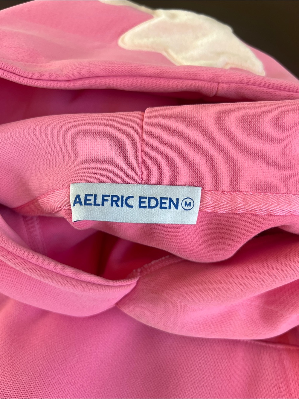 Aelfric Eden Pink Star Logo Pullover Hoodie - Picture 2 of 6